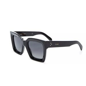 Celine polarized bold square sunglasses 51mm